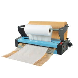 WiAIR P100pro with an application of 3 in 1 Machine: Honeycomb Packing Paper,  Cushioning Wrap Roll, Kraft Wrapping Z-folder Paper